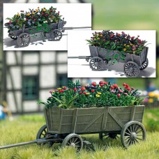 1228 - Ladder Car With Flowers