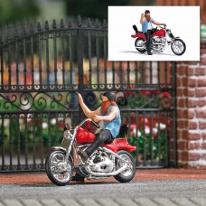 7861 - Us Motorcycle With Biker