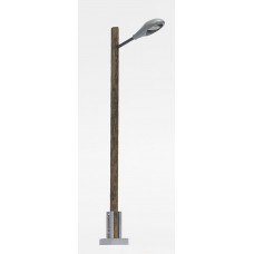 8734 - Lamp with wooden pole