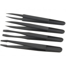 Tweezers set 4 Pcs - plastic