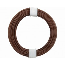 Wire - 0.04 mm² 10m - Brown