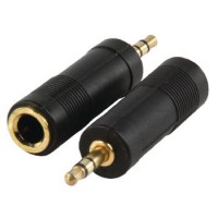 St-Adapter 3.5 mm Male - 6.35 mm Female - Goldplated