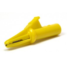 Gator Clips - 4 mm - insulated - Yellow