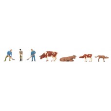 151673 - Farmers And Cows