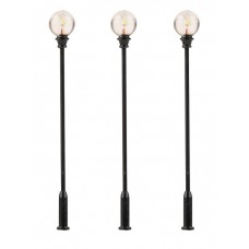 180104 - LED Park Lighting Spherical Mounting Lamp 3 Pieces