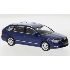 Skoda Superb II (3T) Combi metallic blue, 2008,