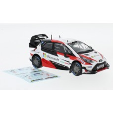 Toyota Yaris WRC with two decal sets for number 10 and 11 2017, World Rally Championship, Rally Sweden, J-M.Latvala, M.Antilla, J.Hanninen, K.Lindström,