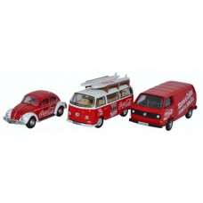 VW - SET COCA COLA - 3 CAR SET