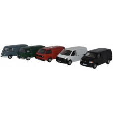 VW - VAN SET T1/T2/T3/T4/T5 - 5 CAR SET