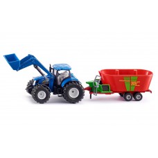 New Holland - Frontloader and Strautmann Fodder Mixer