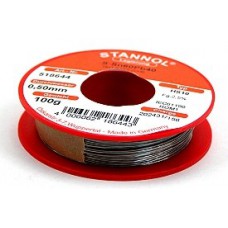 Soldertin 60/40 - 100 gram - ø1,0mm - Kristall 505 flux