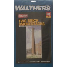 533728 - Two Brick Smokestacks